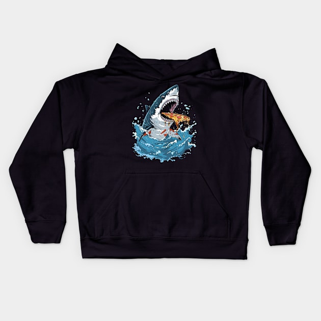 Shark Research Revelations Kids Hoodie by Mckenna Paucek